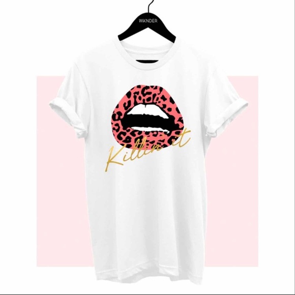 Tops - Killing It Tee- Plus Size/White